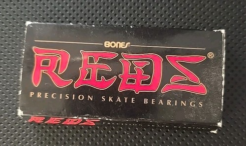 Precision Skate Skateboard Bearings 8-pack Red Silver open box New