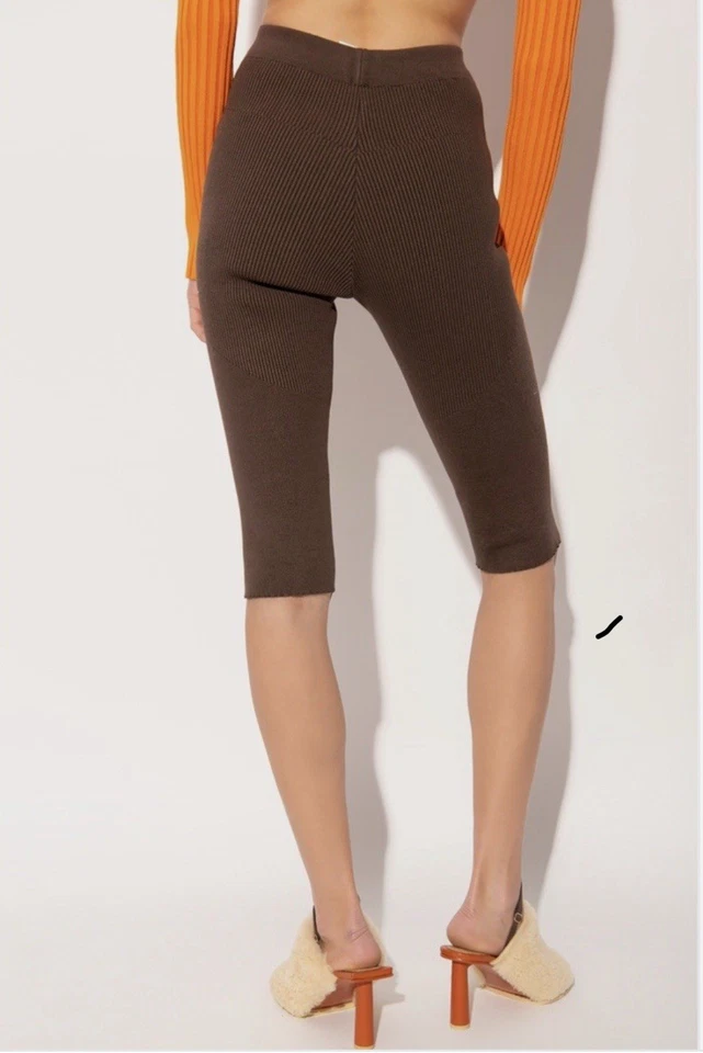 BMWT  Designer JACQEMUS Le Collant Alba Size 6 In Dark Brown. Rrp £301.00 - Image 4 of 4