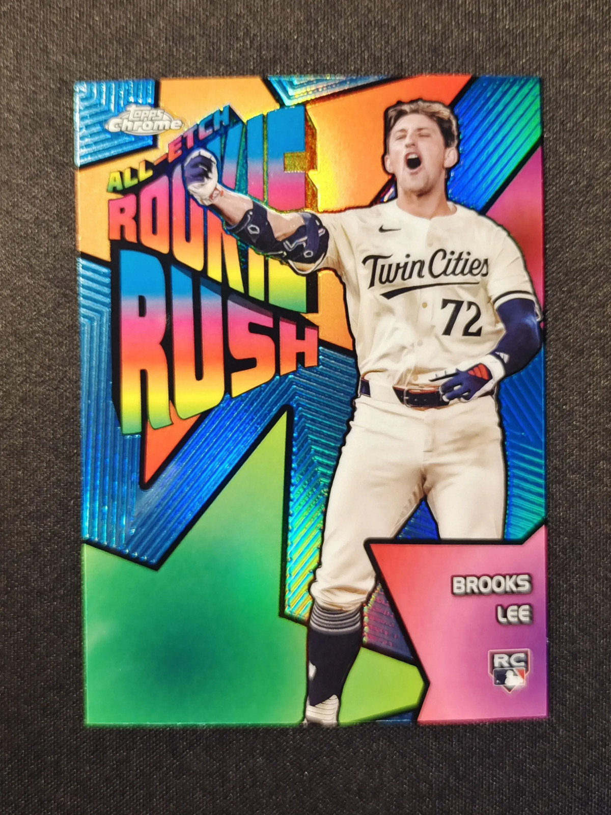 2025 Topps Chrome All-Etch Rookie Rush Brooks Lee #CERR-1 SP RC Rookie SJ11