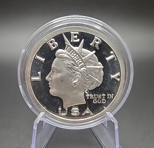 1 Oz .999 Silver Liberty Tribute Round