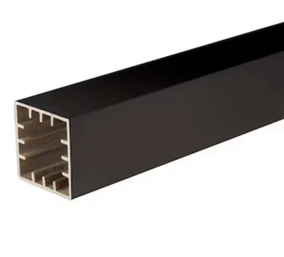 TimberTech 5-1/2-in x 5-1/2-in x 3-1/4-ft Matte Black Composite Deck Post sleeve - Image 1 of 2