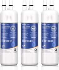 Whirlpool EDR1RXD1 Refrigerator Water Filter 1 OEM Certified 3-Pack Genuine