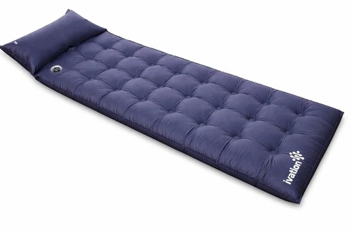 Self-Inflating Sleeping Pad Airbed Mattress & Pillow for Outdoor Camping