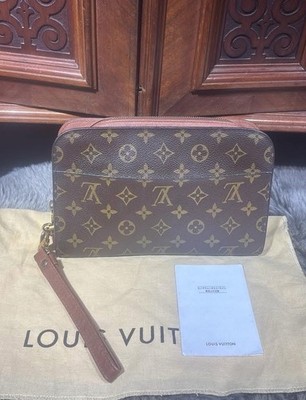 Louis Vuitton Orsay Clutch J 1993 Limited Edition Monogram Canvas Original.