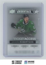 2021-22 UD Credentials Ticket Access Acetate Jason Robertson /149 #TA-JR Dallas