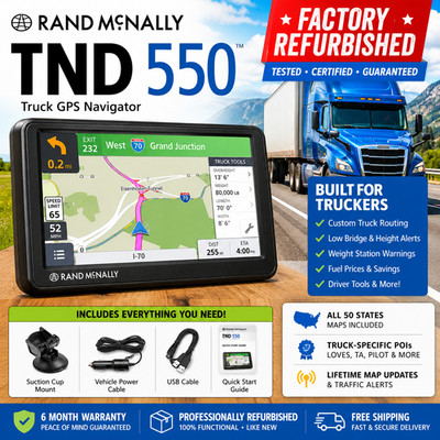 Rand McNally TND 550 Truck GPS
