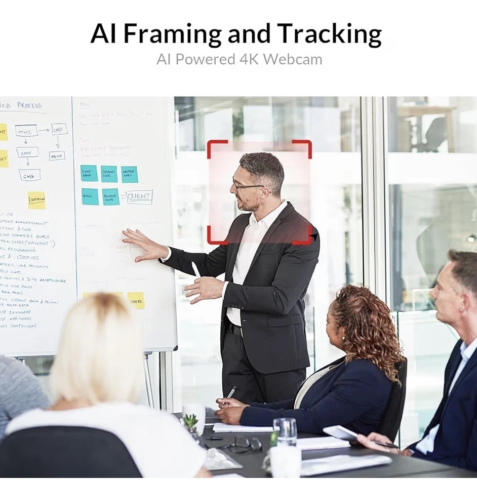 BRAND NEW IN BOX - AV access 4k conference room camera, 1/1.8' Sensor, 120 FOV - Image 3 of 4