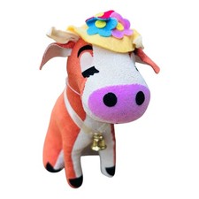 Dream Pets Orange Cow 4 CLARABELLE" R Dakin  Co 45975 Stuffed Animal Plush