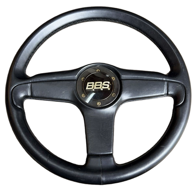 BBS Steering Wheel Black Leather JDM Italvolanti Nissan Toyota