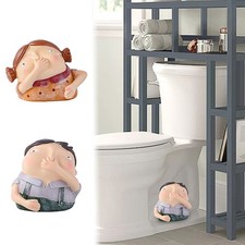 Decorative Toilet Bolt Covers, 2PCS Toilet Bolt Caps Decorative, Resin Knob C...