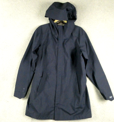 Arc'teryx Codetta Coat Womens XL Navy Blue Gore-Tex Hooded Jacket