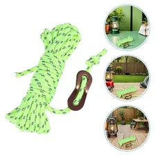 4 Bundles Camping Tent Night Reflective Rope Guy Lines Cords Outdoor Adjustable