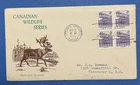 Magnificent First Day Cover of the Canadian Wildlife Series: Caribou