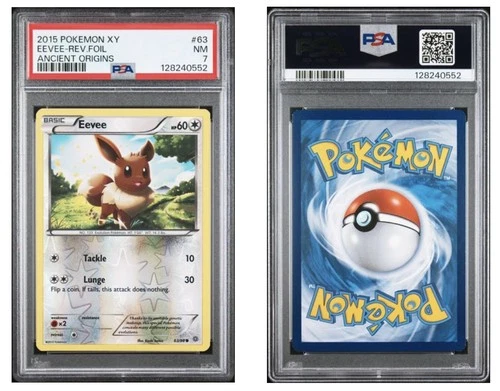 Eevee 63/98 XY - Ancient Origins Reverse Holo PSA 7