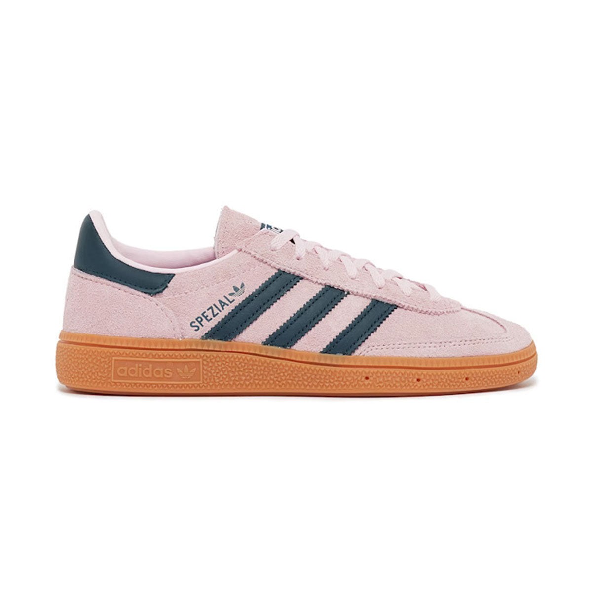 ADIDAS WOMENS HANDBALL SPEZIAL W_CLEAR PINK&sol;ARTIC NIGHT&sol;GUM IF6561-SIZE 7