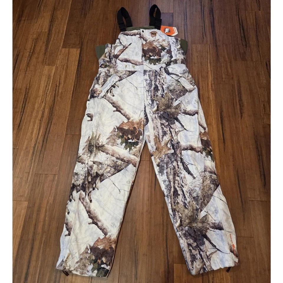 ArcticShield Classic Elite Bib Men’s 2XL Mossy Oak Snowdrift Hunting XXL NWT - Image 2 of 4