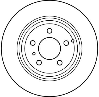 2x BRAKE DISC DF2660 FOR VOLVO XC70/Cross/Country S70 V70 850 B5204T3 2.0L 5cyl - Picture 3 of 18