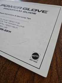 VTG Nintendo Power Glove Instruction Manual & Program Guide Booklets ONLY NES 