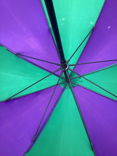 Wimbledon Tennis Championship Large Spectator Umbrella Purple,Green - Clean/Used - Picture 12 of 24