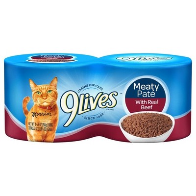 Meaty Paté With Real Beef Wet Cat Food, 5.5 Ounce Can (Pack of 24)