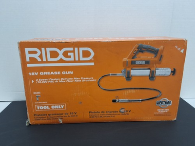 #ad RIDGID Grease Gun 18 Volt Cordless Variable Speed Cushioned Grip Air R860445B $199.99