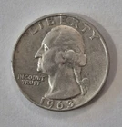 1963 D Washington Quarter - Circulated- Good Condition