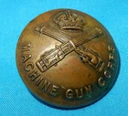 WW1 MACHINE GUN CORPS MILITARY UNIFORM BUTTON GENUINE 25 mm ARMFIELD & CO