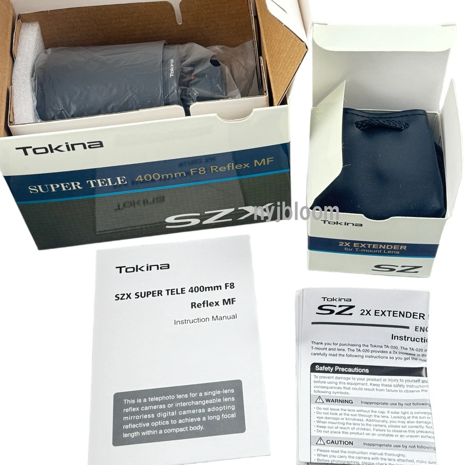 New TOKINA SZX 400mm F8 Reflex Manual Focus Lens & 2x Extender Set -NikonF Mount - Image 4 of 4