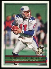 1996 Topps Drew Bledsoe New England Patriots Card  #110