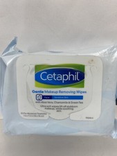Cetaphil Gentle Make Up Removing Wipes 25 Pre-Moistened Towelettes