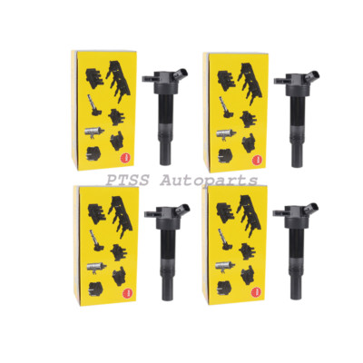 4 pcs OEM NGK Ignition Coil 27300-2E000 For Hyundai Elantra Kia Soul Forte 2.0L
