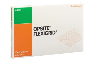 OpSite Flexigrid Klebefolie 15 cm x 20 cm x 5 Verbände