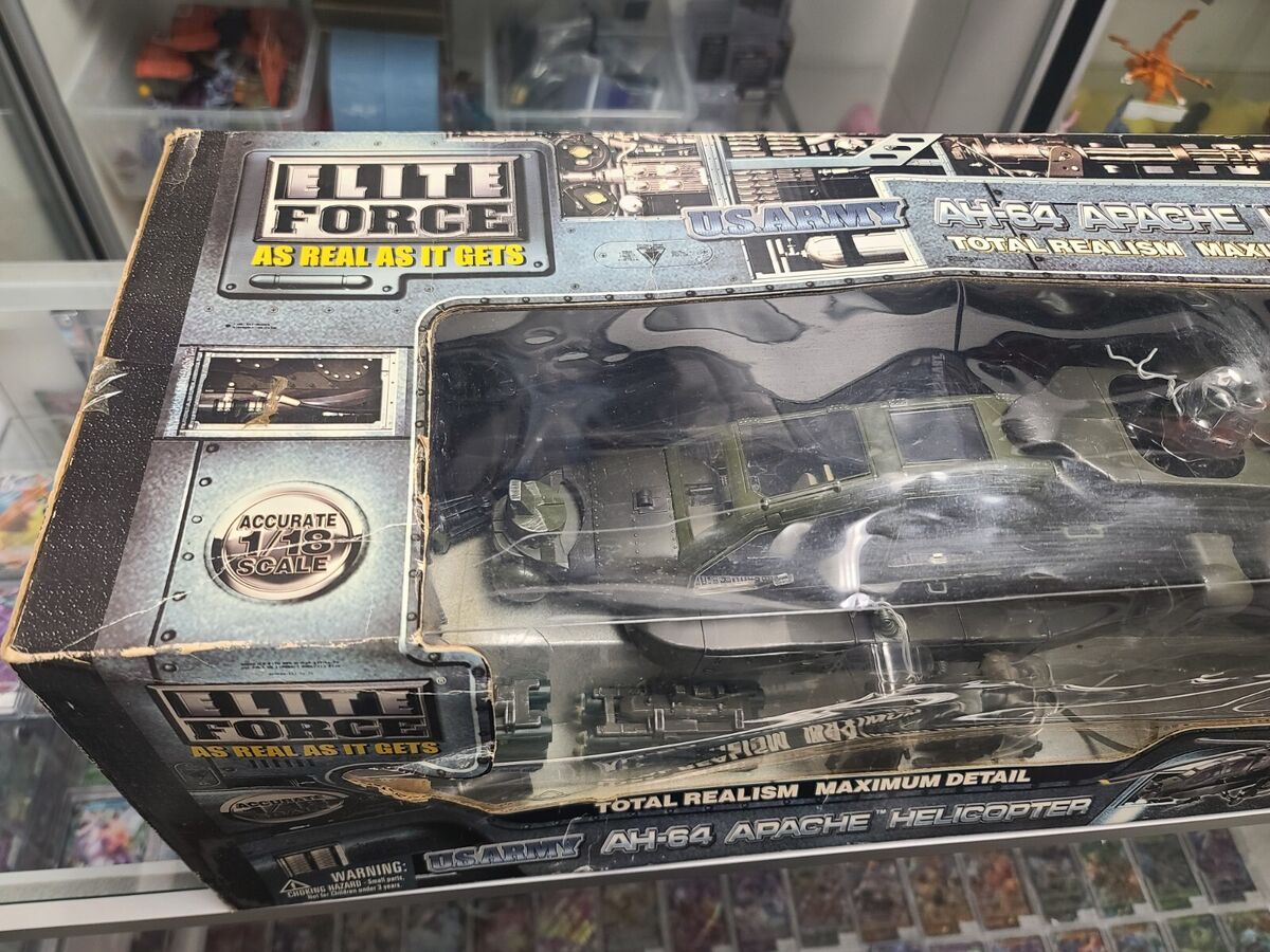 Elite Force 1:18 AH-64 APACHE HELICOPTER BBI US Army Elite Force 1:18 AH-64 APACHE HELICOPTER BBI US Army