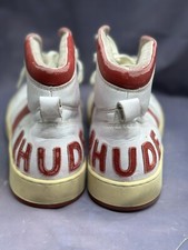 Vintage Rhude Rhecess Hi-Top Shoes Red Men  s Size 9 Italy Leather