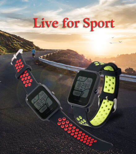 20mm Universal Sport Band Strap For Xiaomi Amazfit Bip BIT PACE Lite Youth Watch - Picture 1 of 16