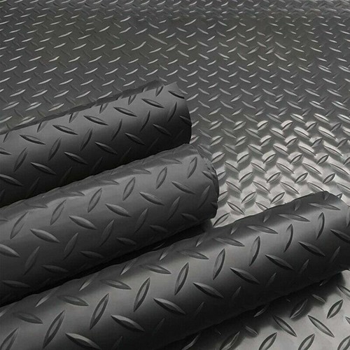 AntiSlip Rubber Flooring Garage Sheeting Matting Rolls 1M Wide X 3MM
