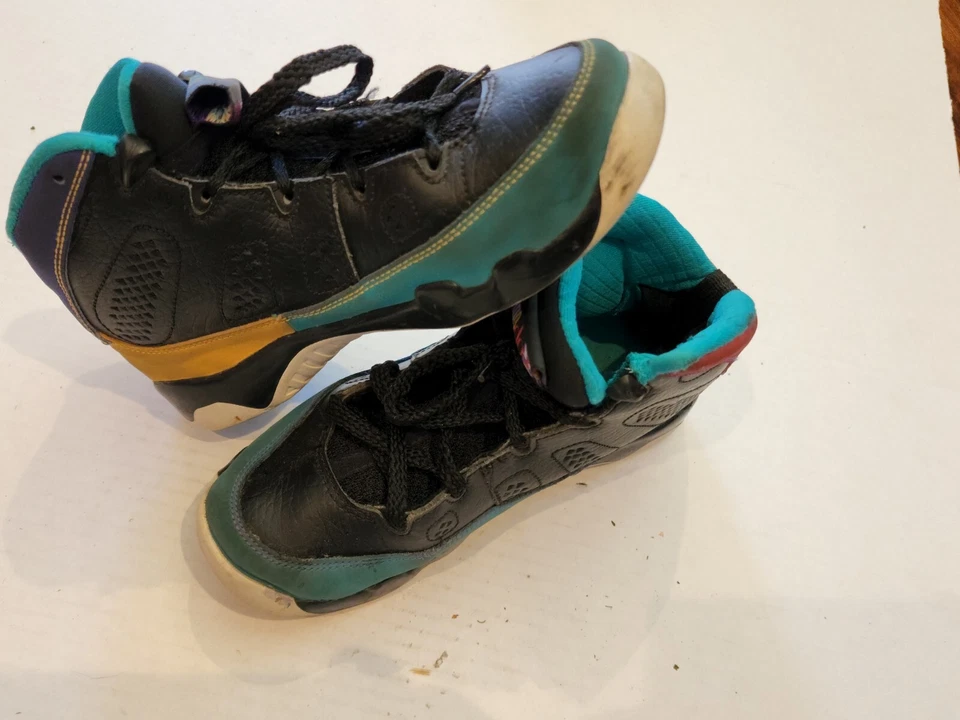 Nike Air Jordan Retro 9 Dream It Do It Negro Multi Niños Talla 3Y 401811-065 Foto 4 de 4