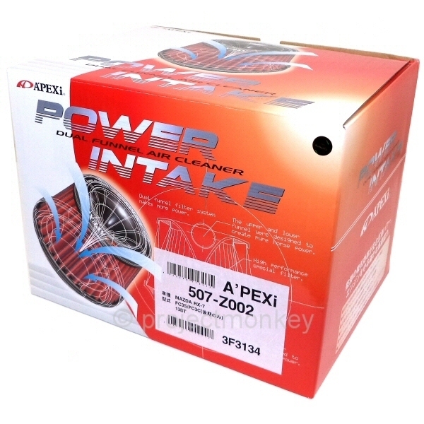 APEXi Power Intake Dual Funnel Air Filter Kit Fits: Mazda 89-91 RX