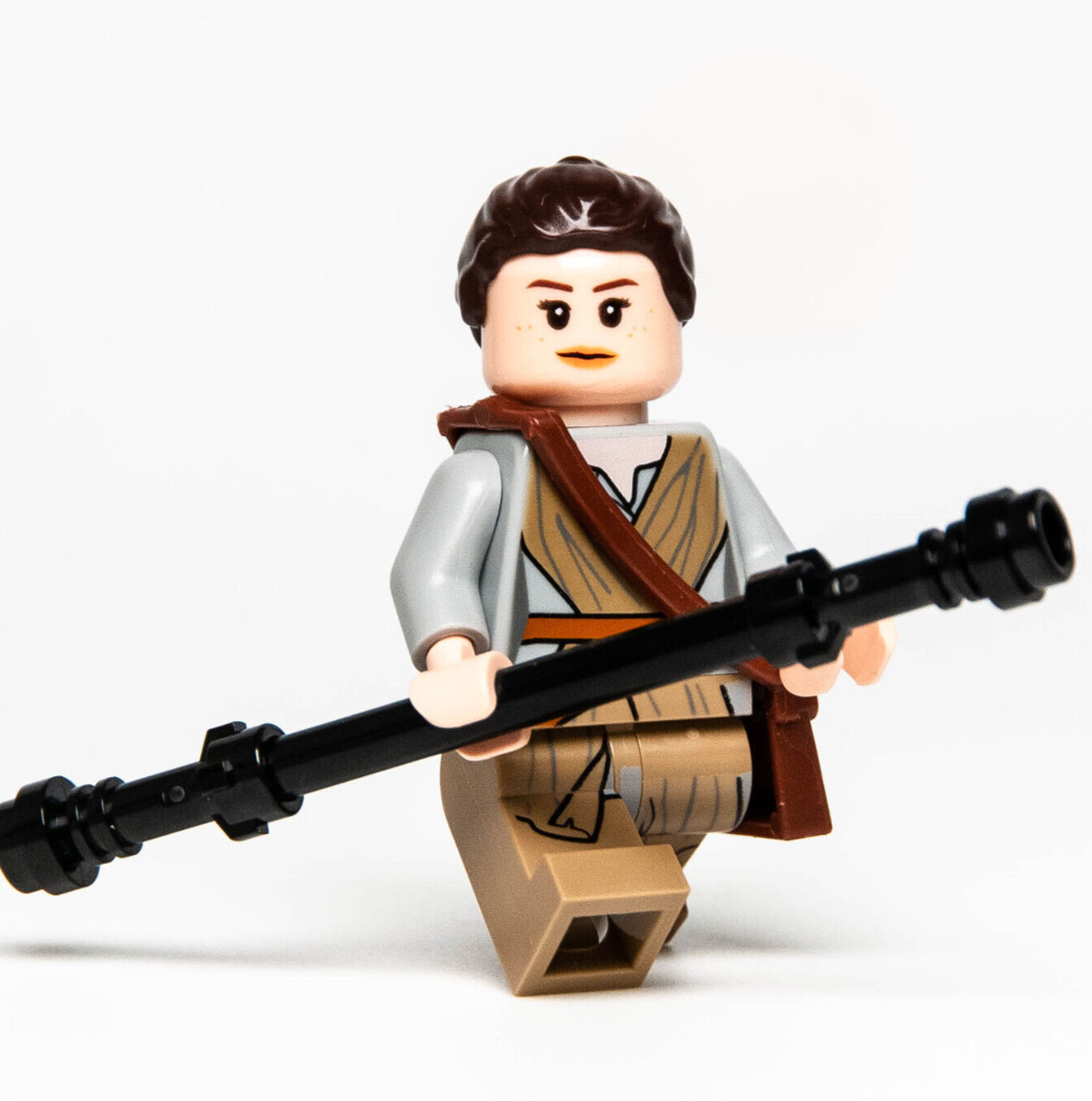 LEGO® Star Wars Minifigure - Rey w/ Bag (sw0677) 75099 Speeder | eBay