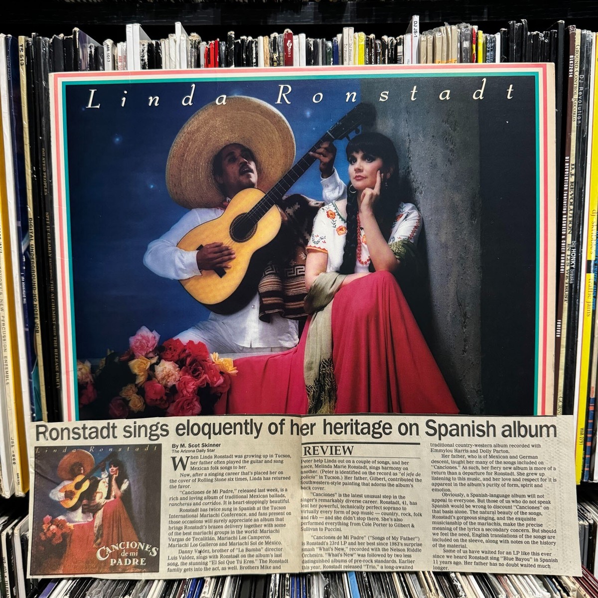 洋楽 Linda Ronstadt Canciones de mi Padre LP LINDA RONSTADT - CANCIONES DE MI PADRE (VINYL LP) 1987