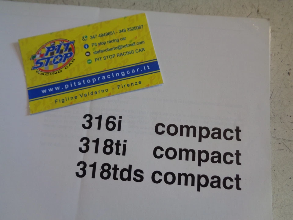 LIBRETTO USO E MANUTENZIONE BMW E36 COMPACT - SERIE 3 - EDIZIONE 94 - ORIGINALE  - Immagine 2 di 3