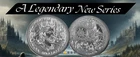 CLOCK TOWER OF ELDERTIDE - One Argentum 1 oz .999 FINE SILVER SHIELD BU IN STOCK