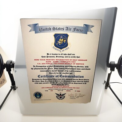 U.S.A.F. / UNITED STATES FOURTEENTH AIR FORCE - CERTIFICATE OF COMMENDATION