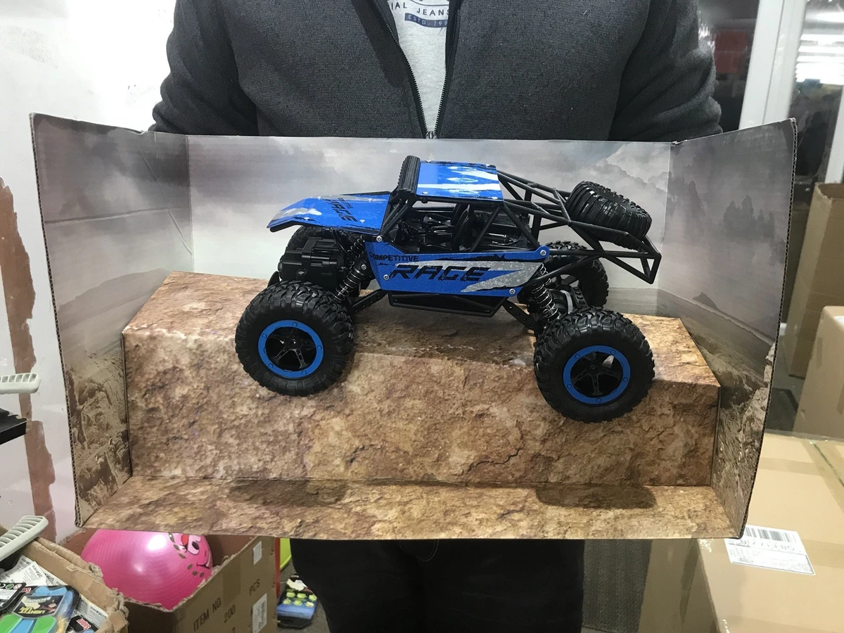HUGE RC CAR REMOTE CONTROL MONSTER TRUCK 4WD ROCK CRAWLER 2.4HHZ 26 CM RC TOY UK