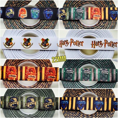 Ribbon Harry Potter Hogwarts Gryffindor Crafts Hair Bows, Cake Dec (Per ...