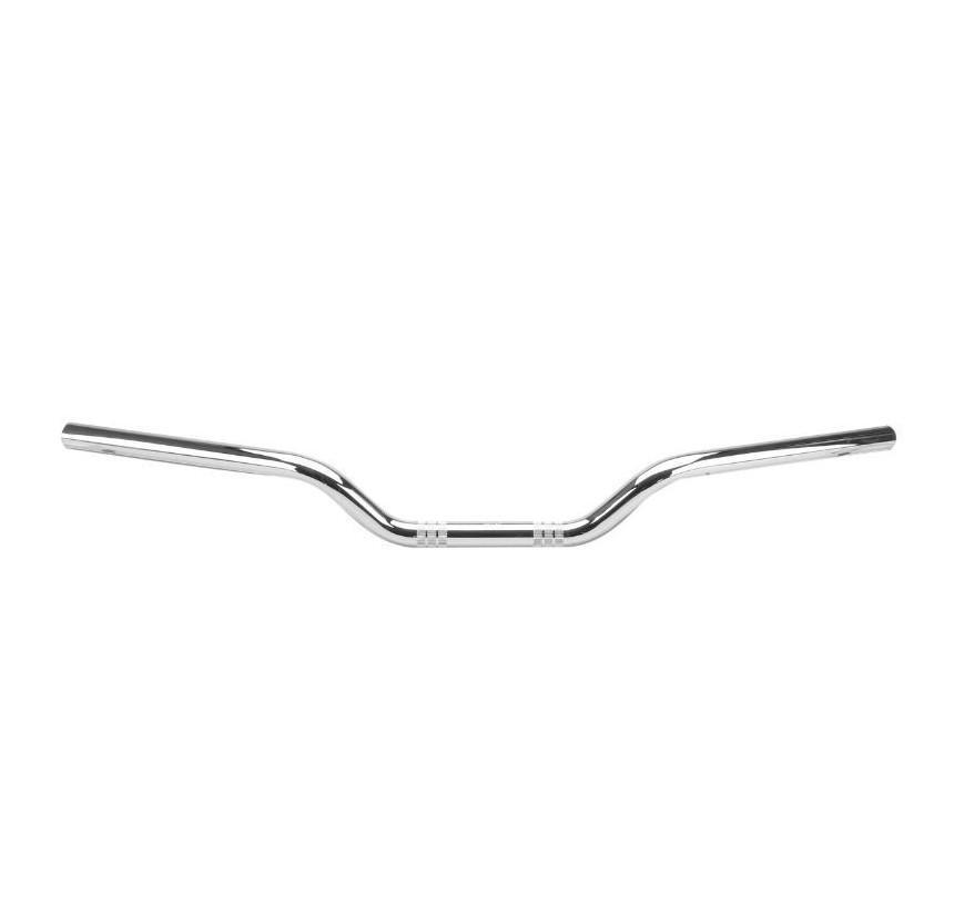 Guidon moto Domino 22mm acier chrome 747mm guidon universel de remplacement roadster