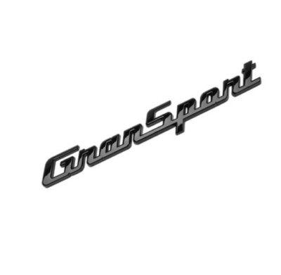 For Maserati 2017 Quattroporte GranSport Side Badge Emblem Glossy Black New 1PC