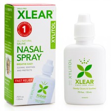 Xlear, Xylitol Saline Nasal Spray, Fast Relief, .75 Fl Oz (22 Ml)