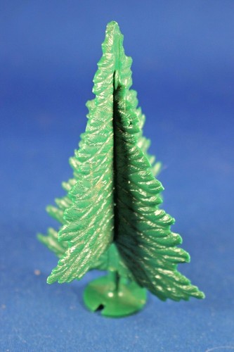 Plasticville - O/S TR-6 - 3 Spruce Trees - WHITE & Green - Excellent+++ - Picture 5 of 11
