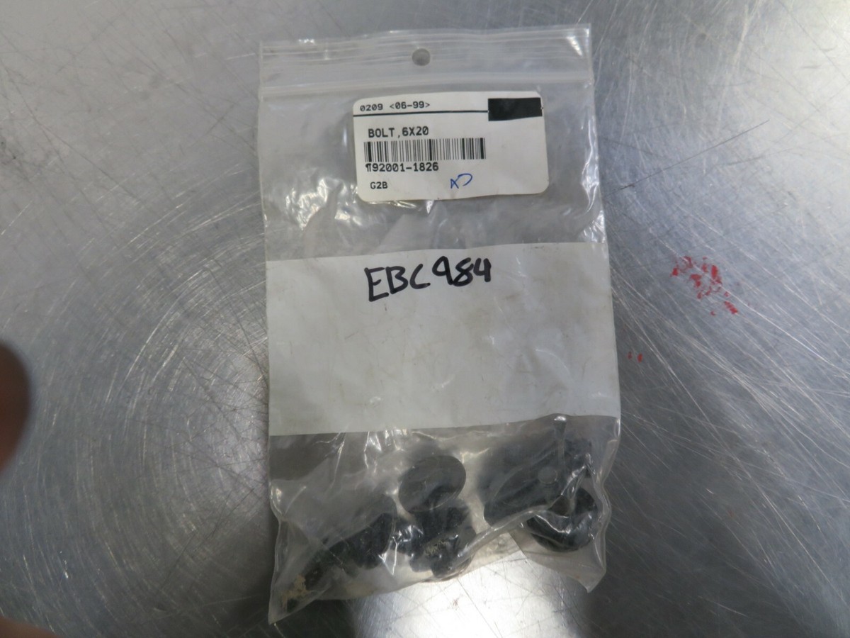 ノルジェ EBC984 QTY: 7 NOS KAWASAKI BOLT ZN1300 ZG1200 ZX750 ZX600 ZX1000
